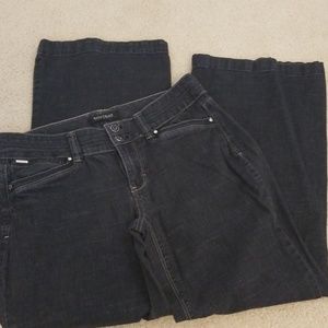 WHBM trouser cut black jeans